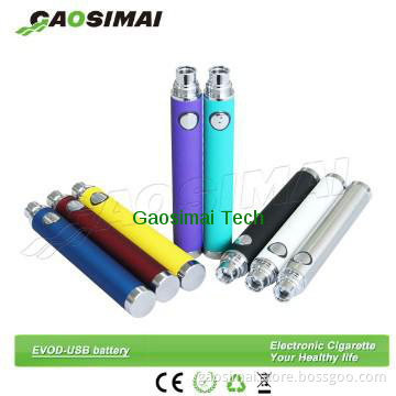 China manufacturer evod usb passthrough battery cheap price
